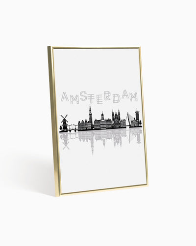 Poster Skyline Amsterdam