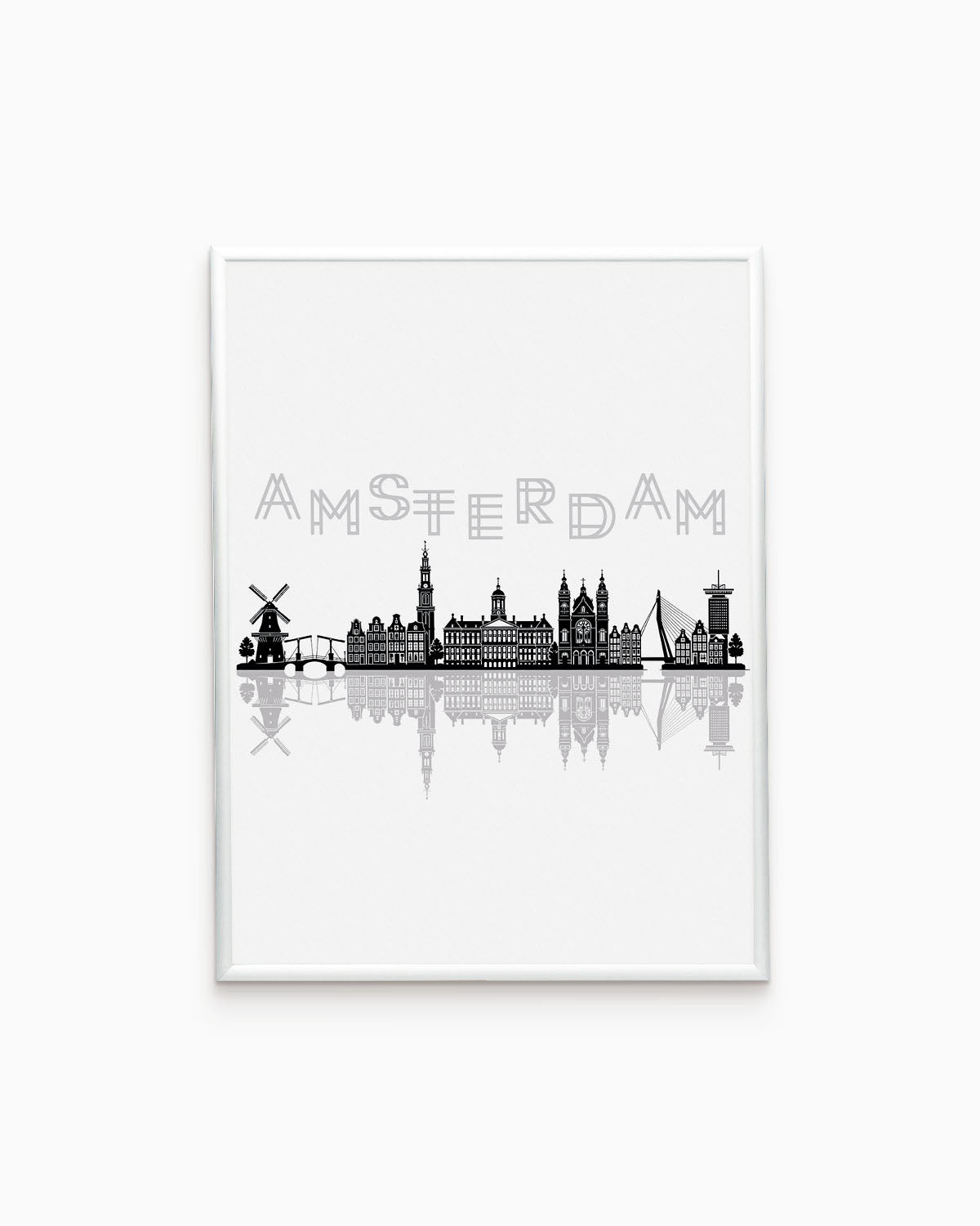 Poster Skyline Amsterdam