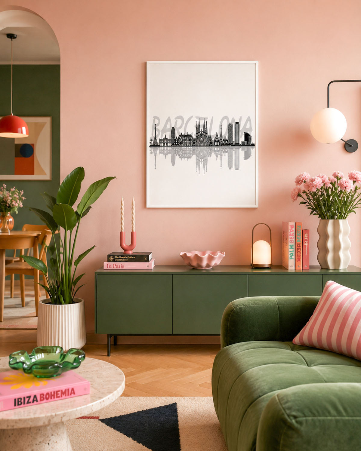 Poster Skyline Barcellona
