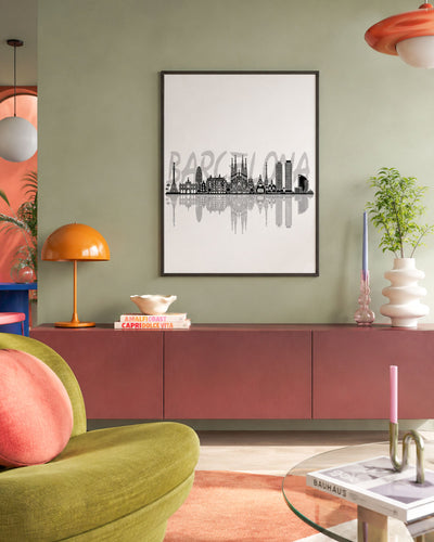 Poster Skyline Barcellona