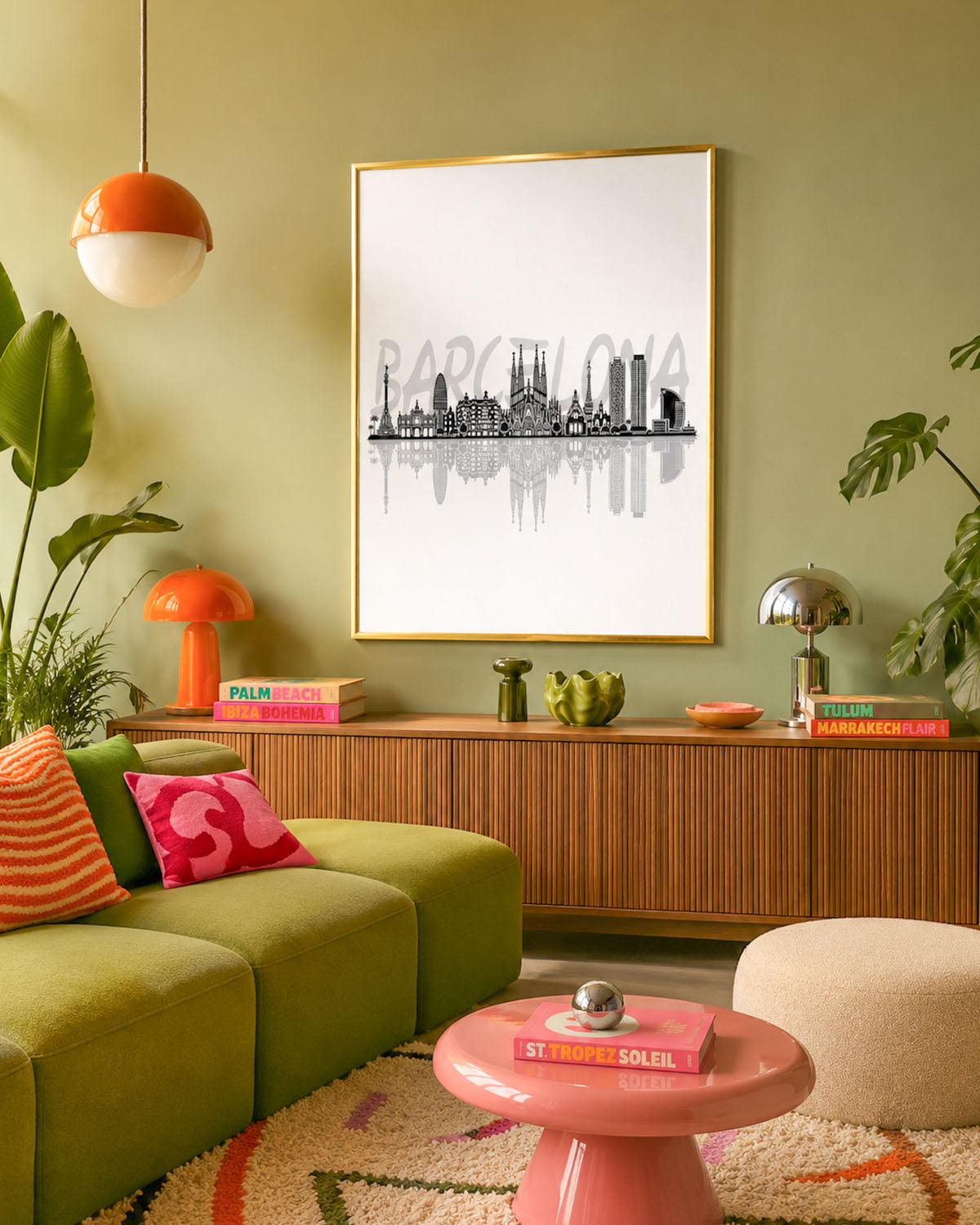 Poster Skyline Barcellona
