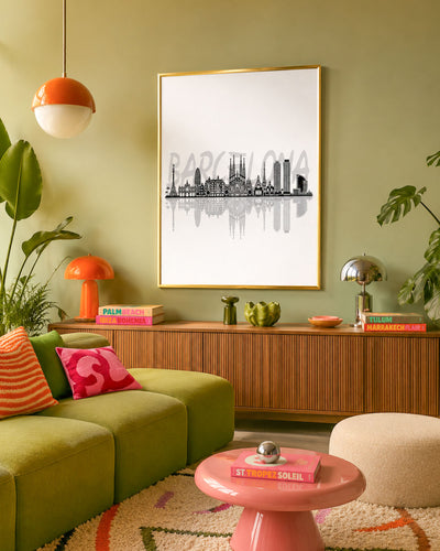 Poster Skyline Barcellona