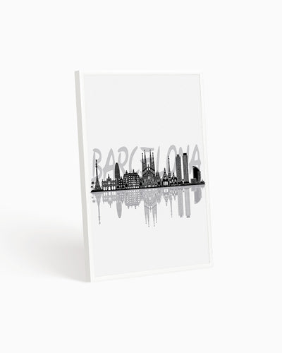 Poster Skyline Barcellona