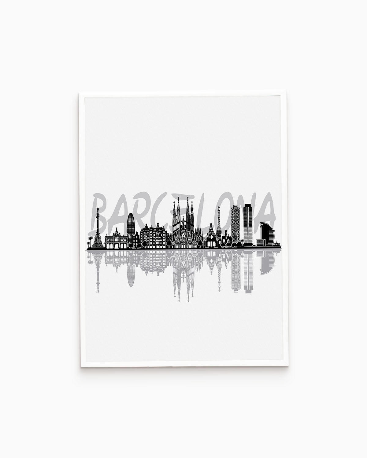 Poster Skyline Barcellona
