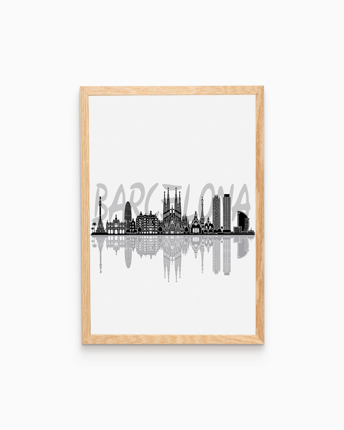 Poster Skyline Barcellona