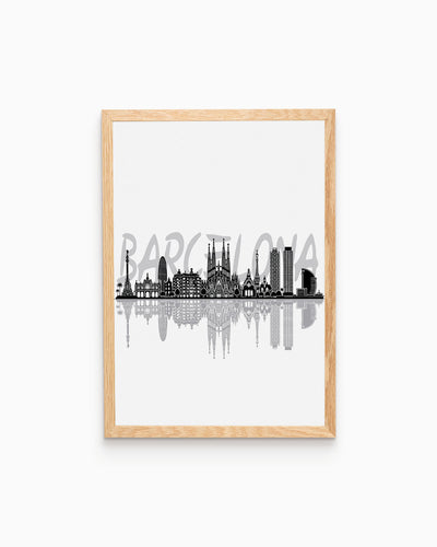 Poster Skyline Barcellona
