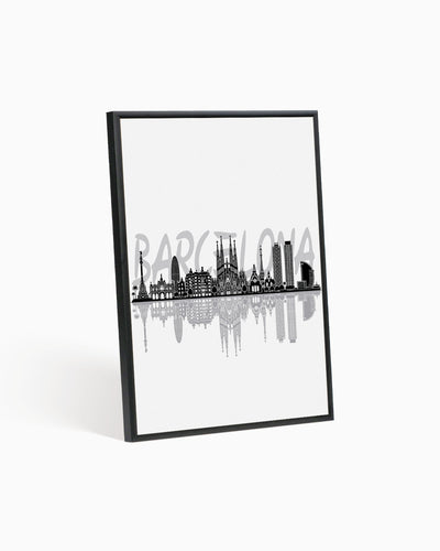 Poster Skyline Barcellona