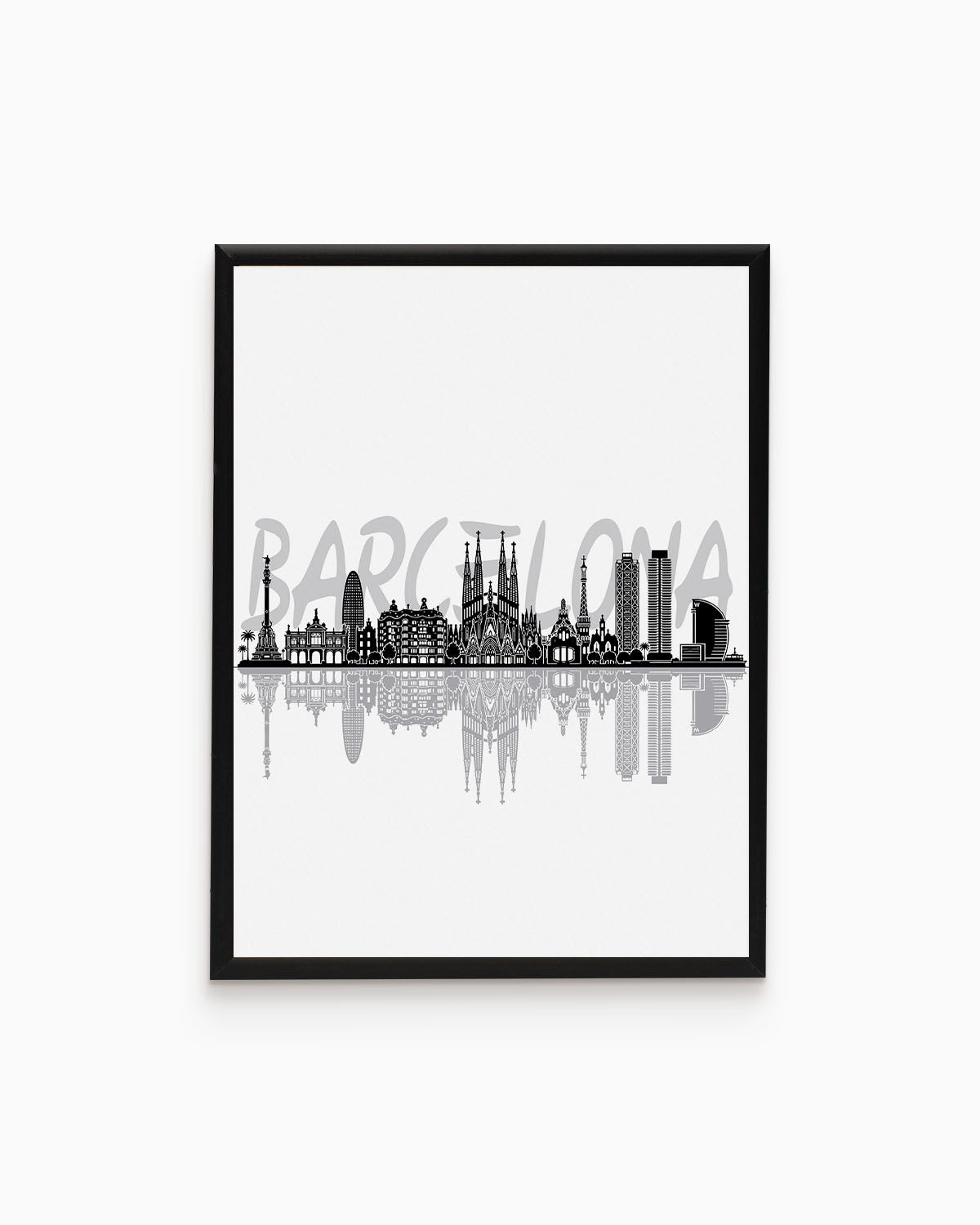 Poster Skyline Barcellona