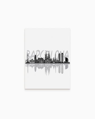 Poster Skyline Barcellona