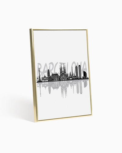 Poster Skyline Barcellona