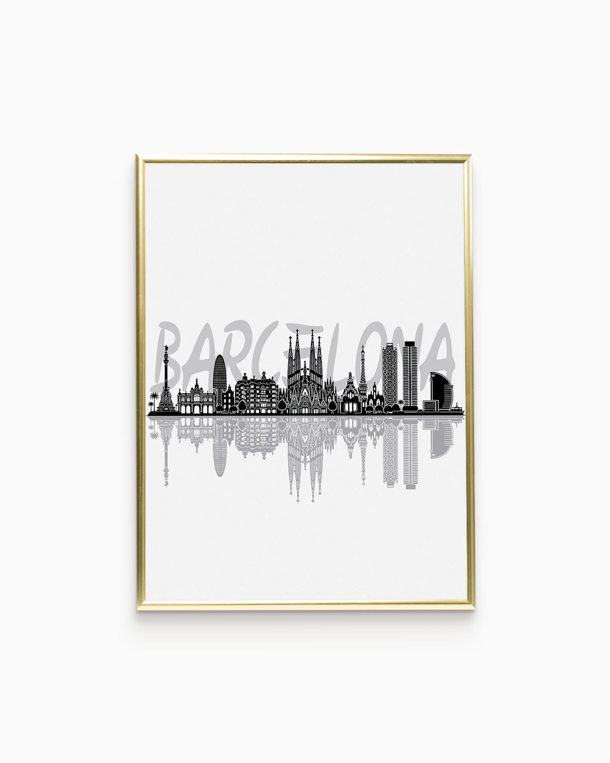 Poster Skyline Barcellona