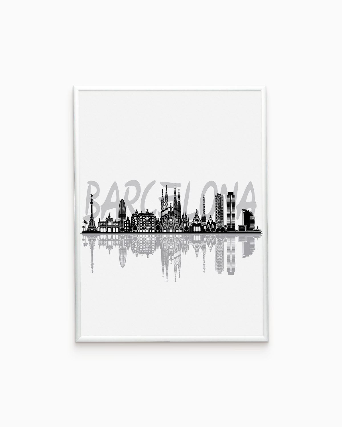 Poster Skyline Barcellona