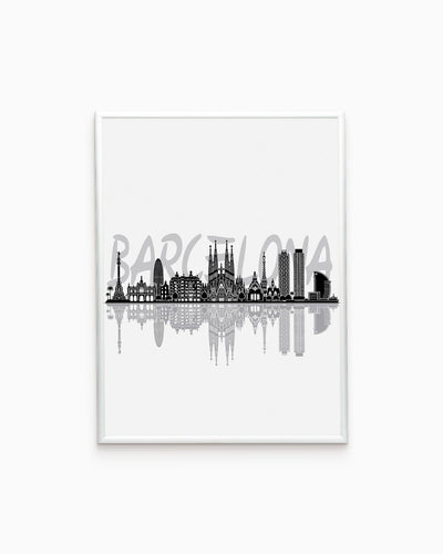 Poster Skyline Barcellona