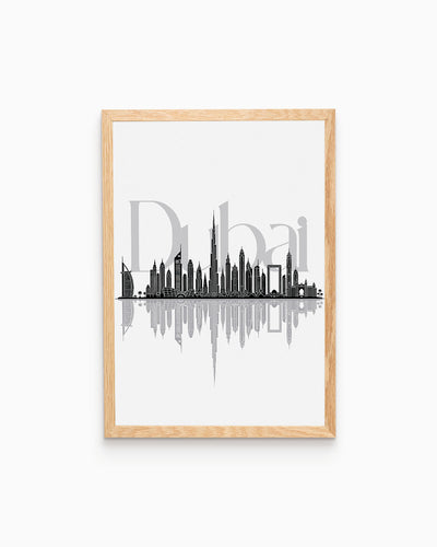 Poster Skyline Dubai