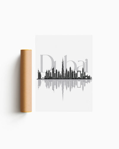 Poster Skyline Dubai