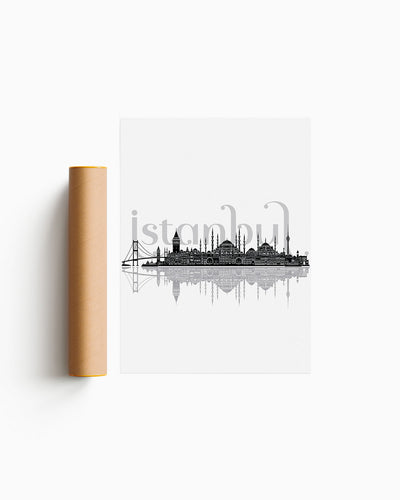 Poster Skyline Instanbul