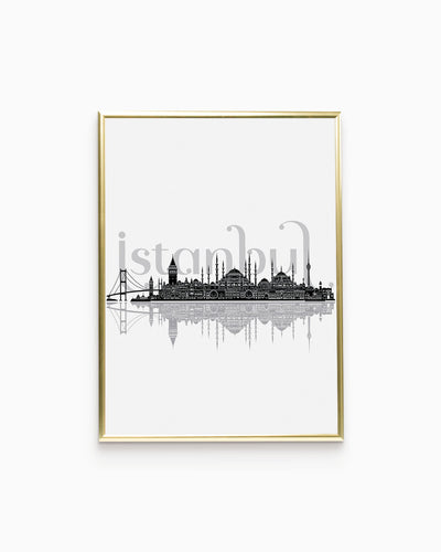 Poster Skyline Instanbul
