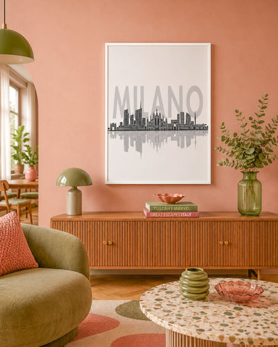 Poster Skyline Milano
