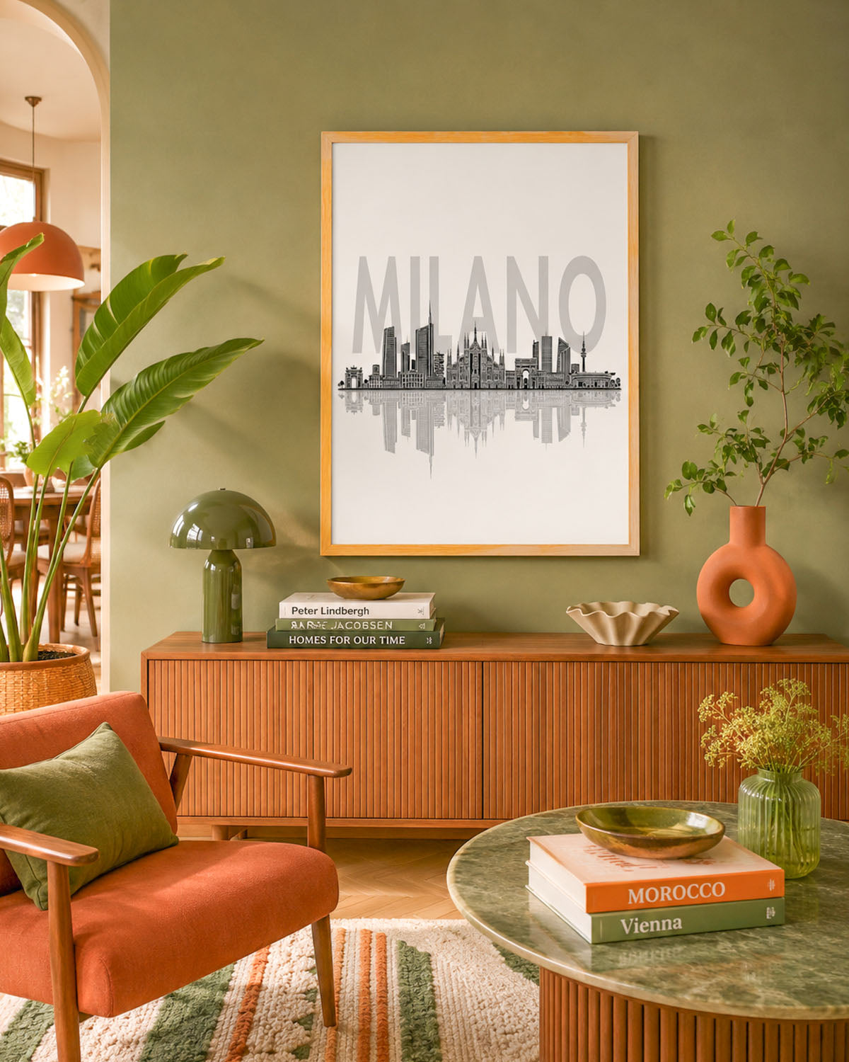 Poster Skyline Milano