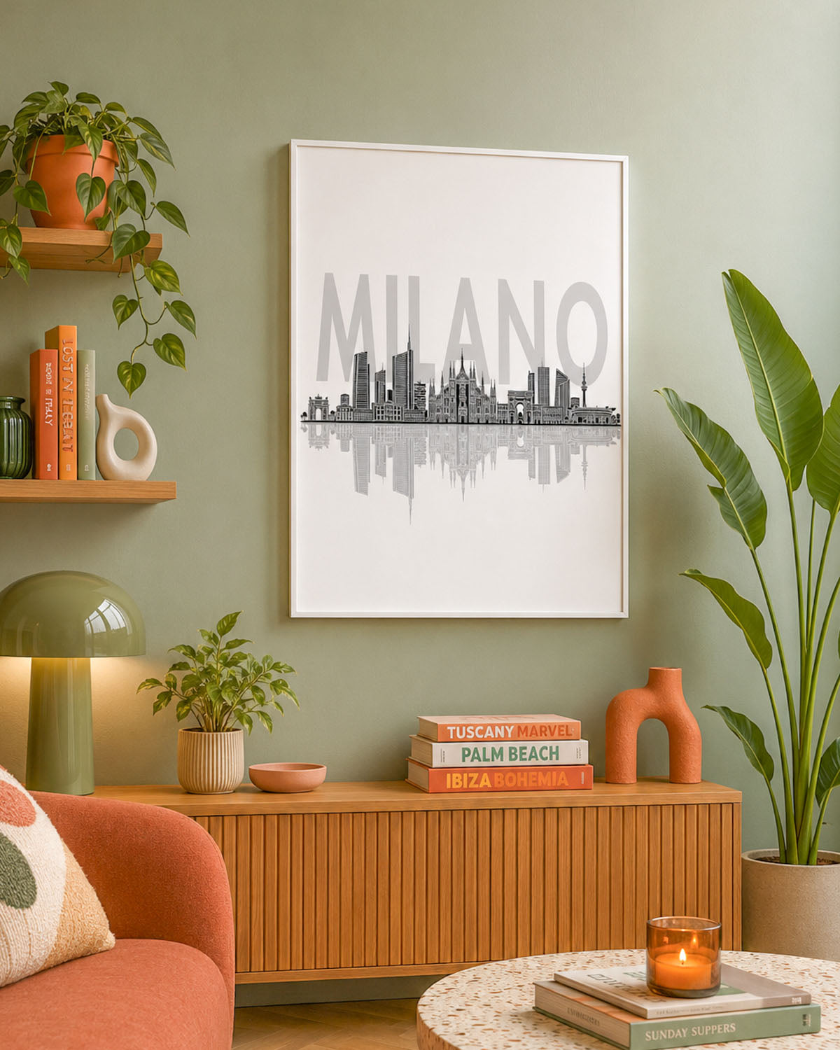 Poster Skyline Milano