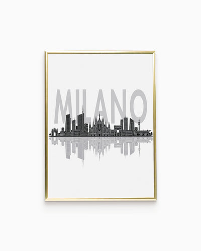 Poster Skyline Milano