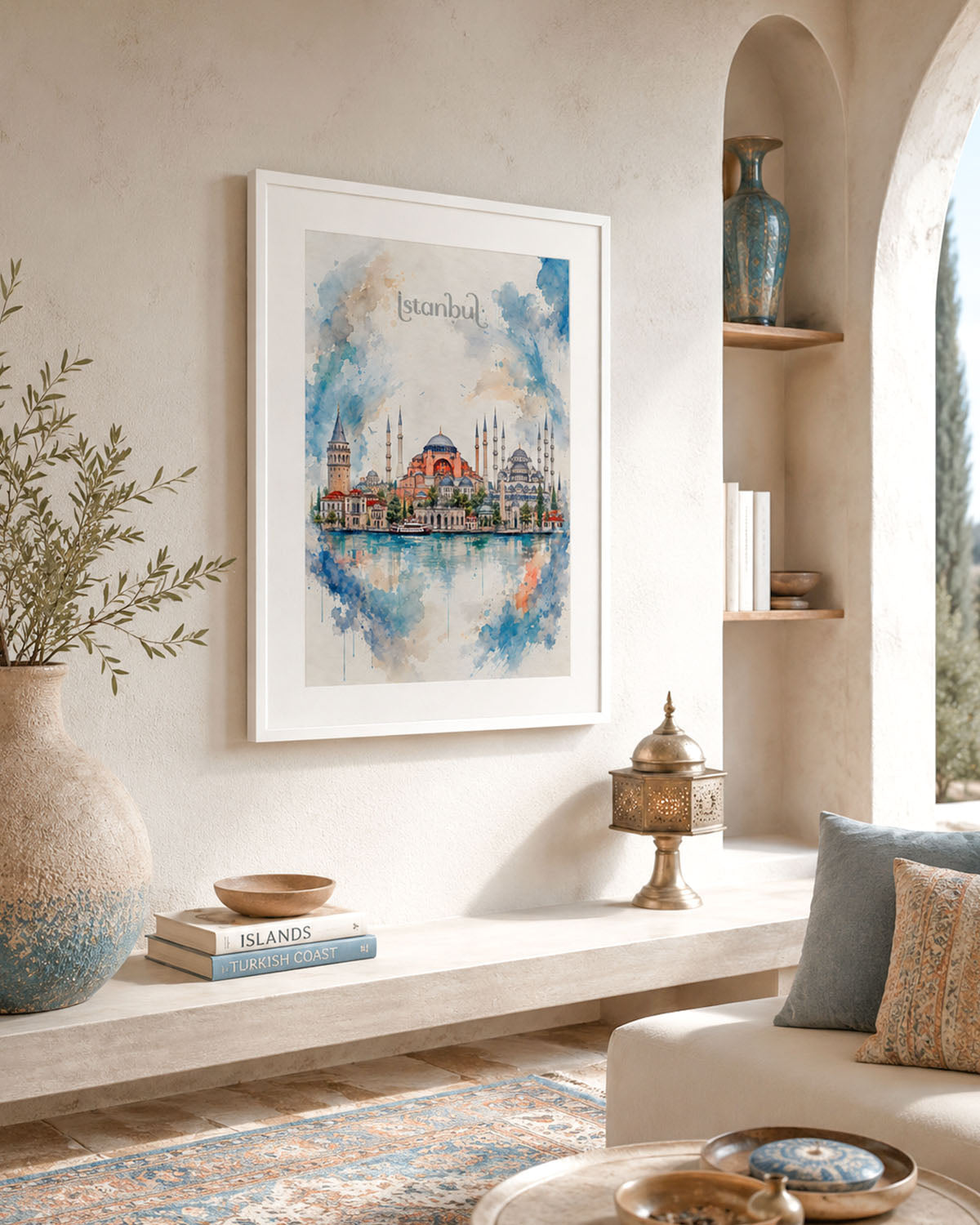 Poster city artistic Istanbul