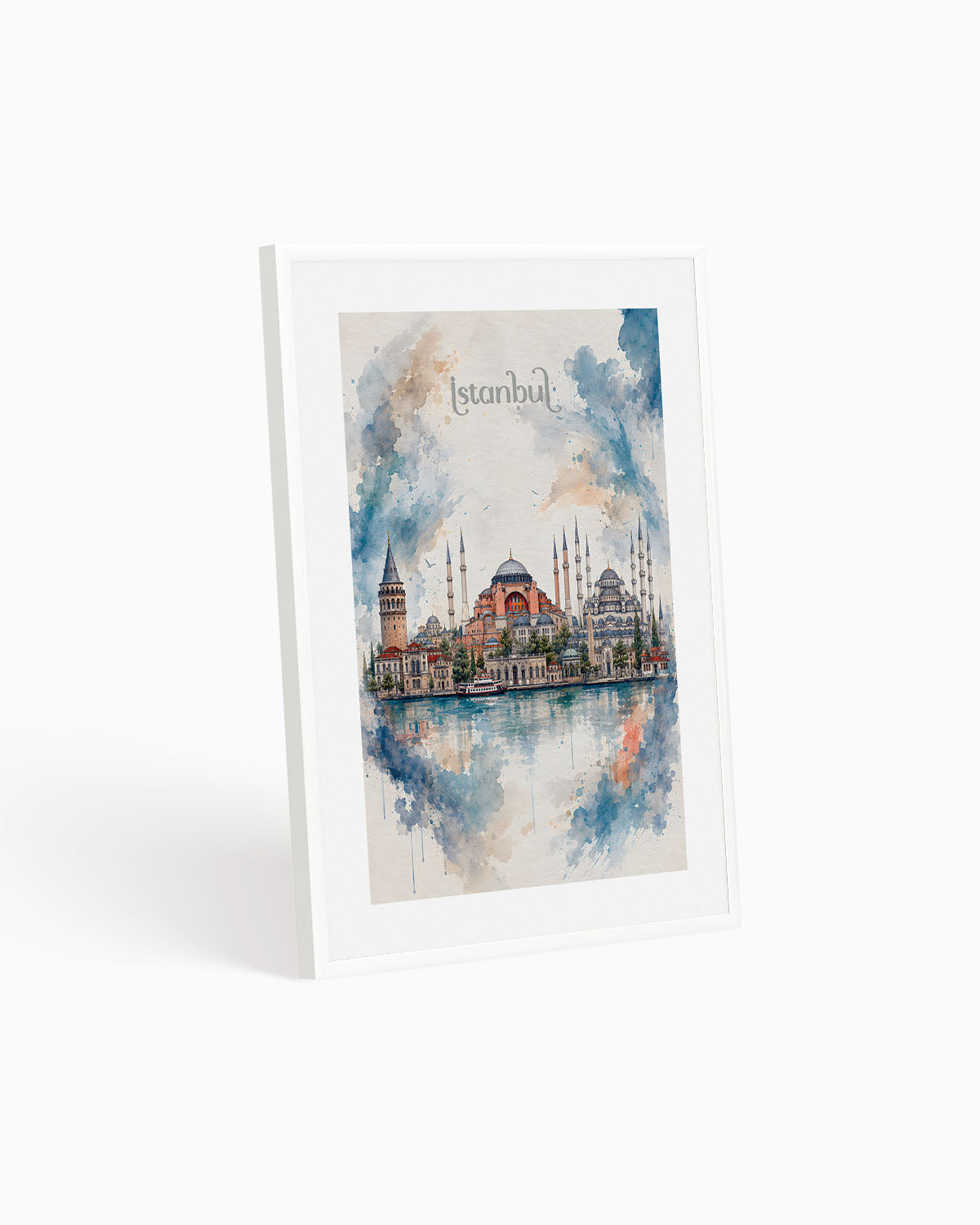 Poster city artistic Istanbul