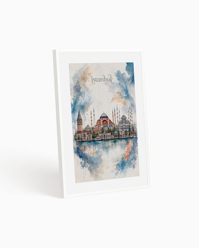 Poster city artistic Istanbul