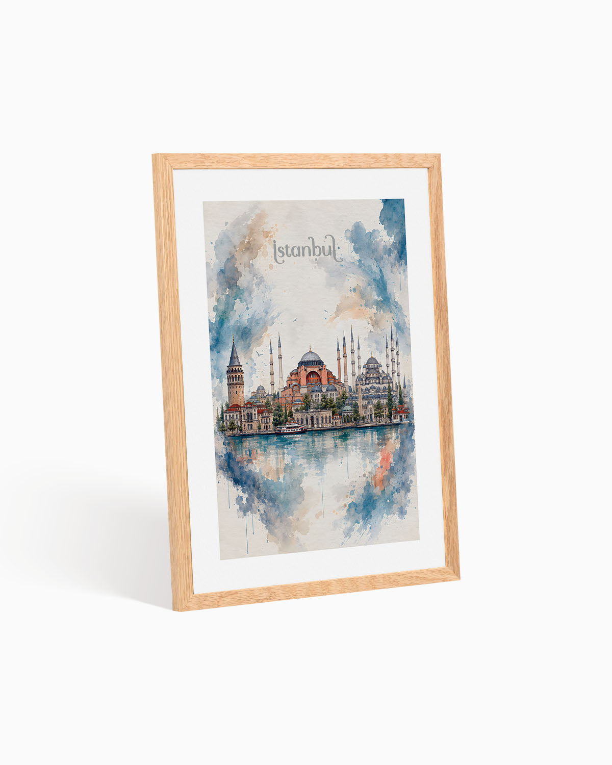 Poster city artistic Istanbul