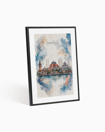 Poster city artistic Istanbul