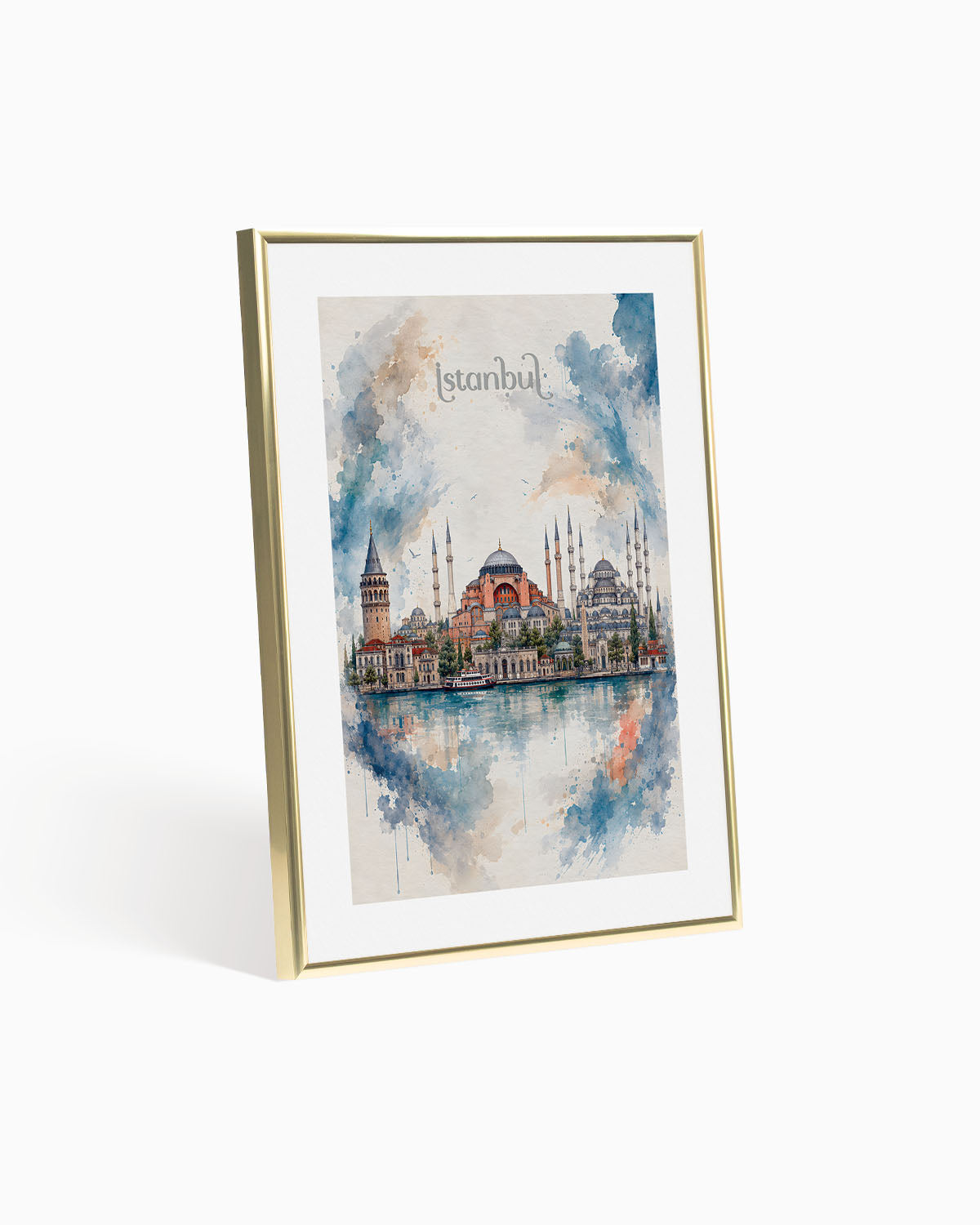 Poster city artistic Istanbul