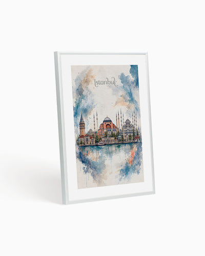Poster city artistic Istanbul