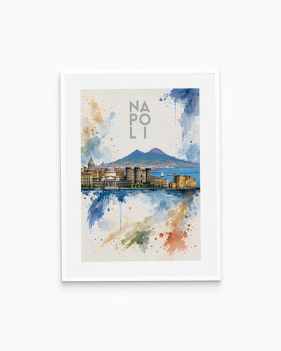 Poster city artistic Napoli