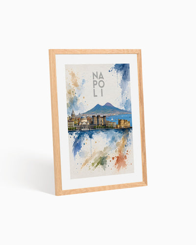 Poster city artistic Napoli