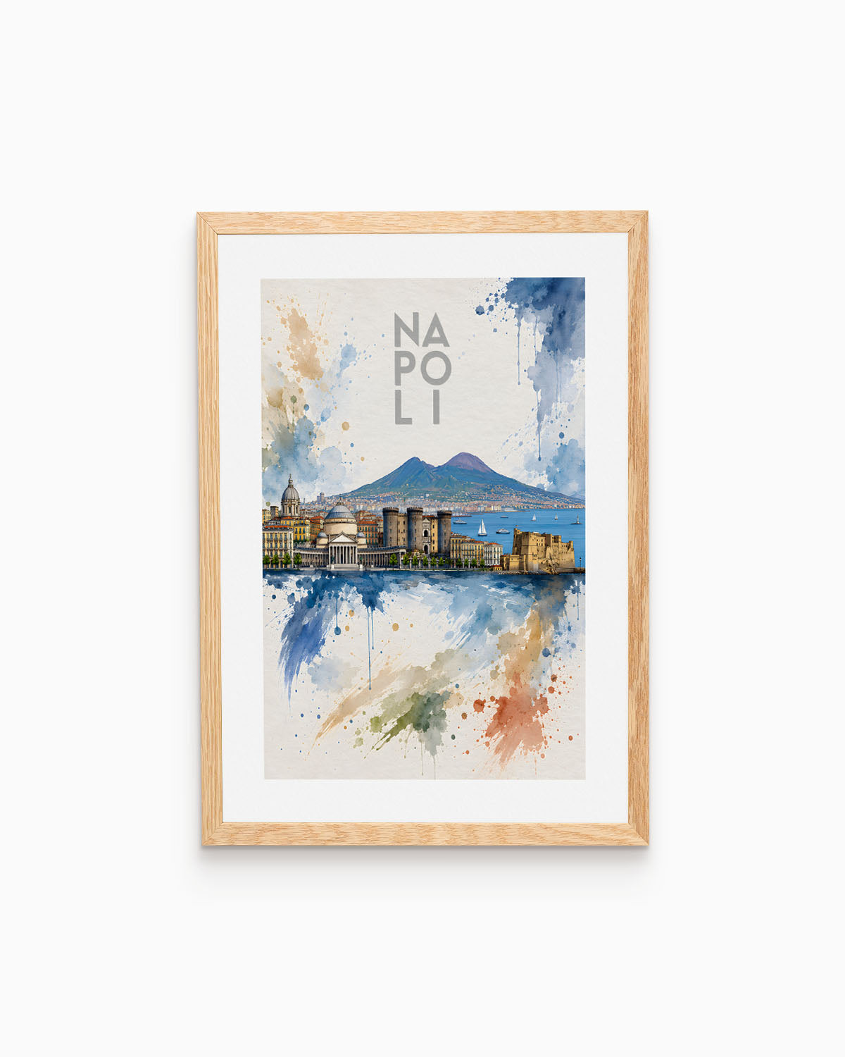 Poster city artistic Napoli