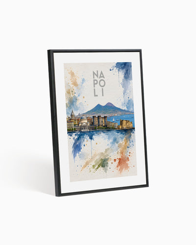 Poster city artistic Napoli