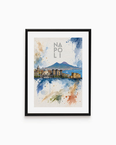 Poster city artistic Napoli
