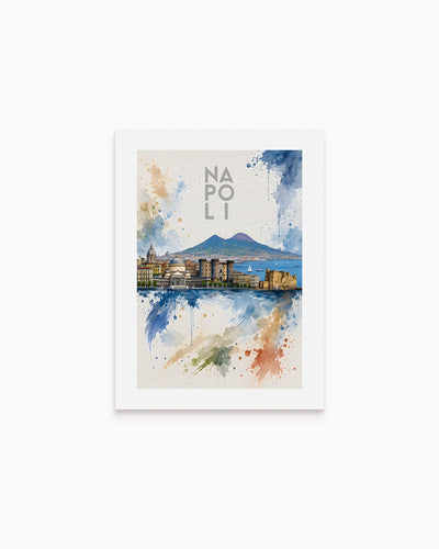 Poster city artistic Napoli