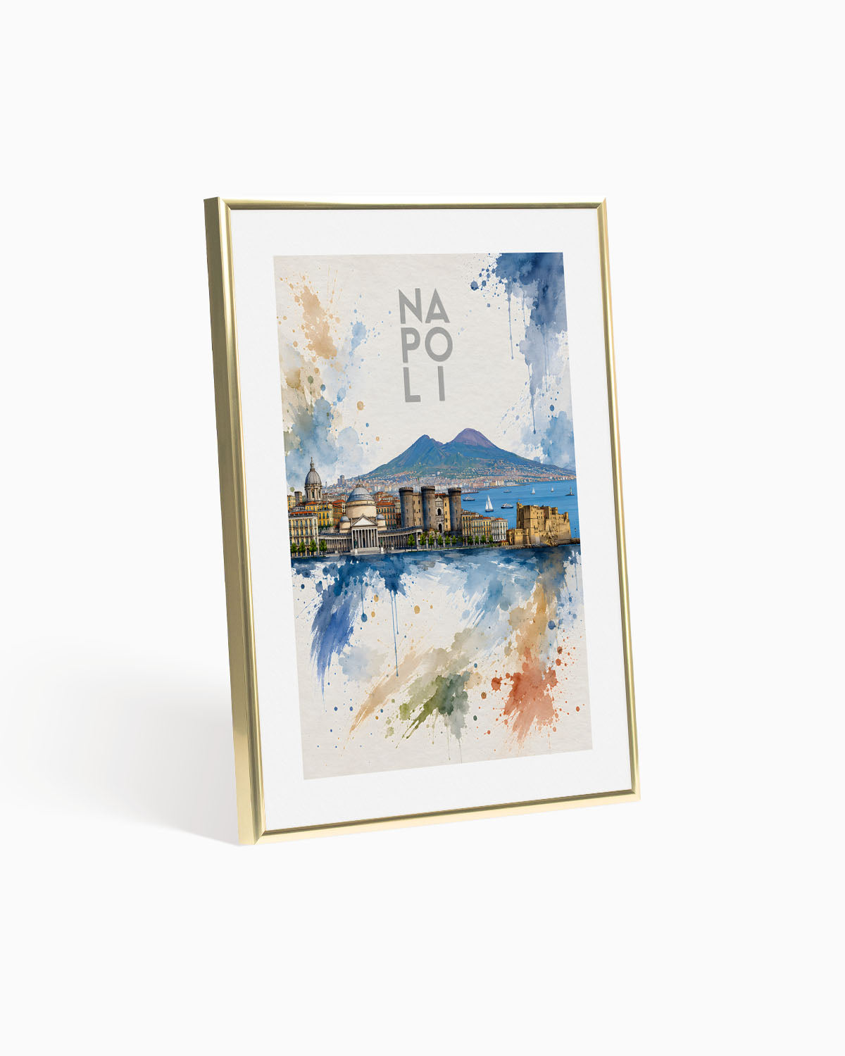 Poster city artistic Napoli