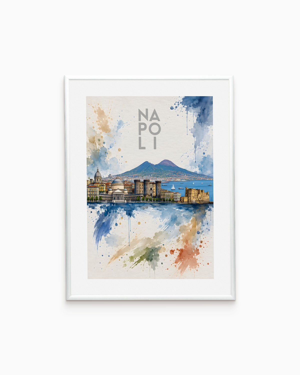 Poster city artistic Napoli