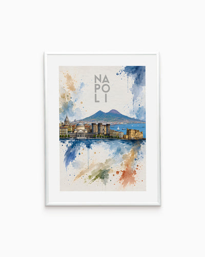 Poster city artistic Napoli