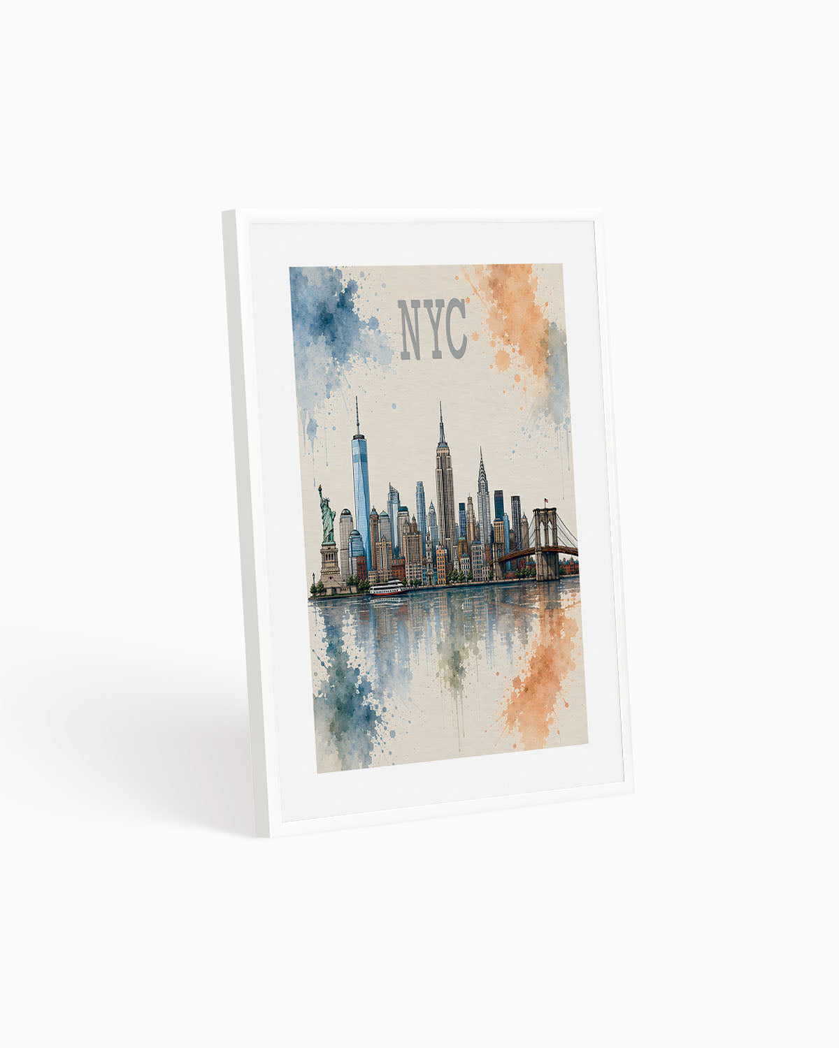 Poster city artistic New York