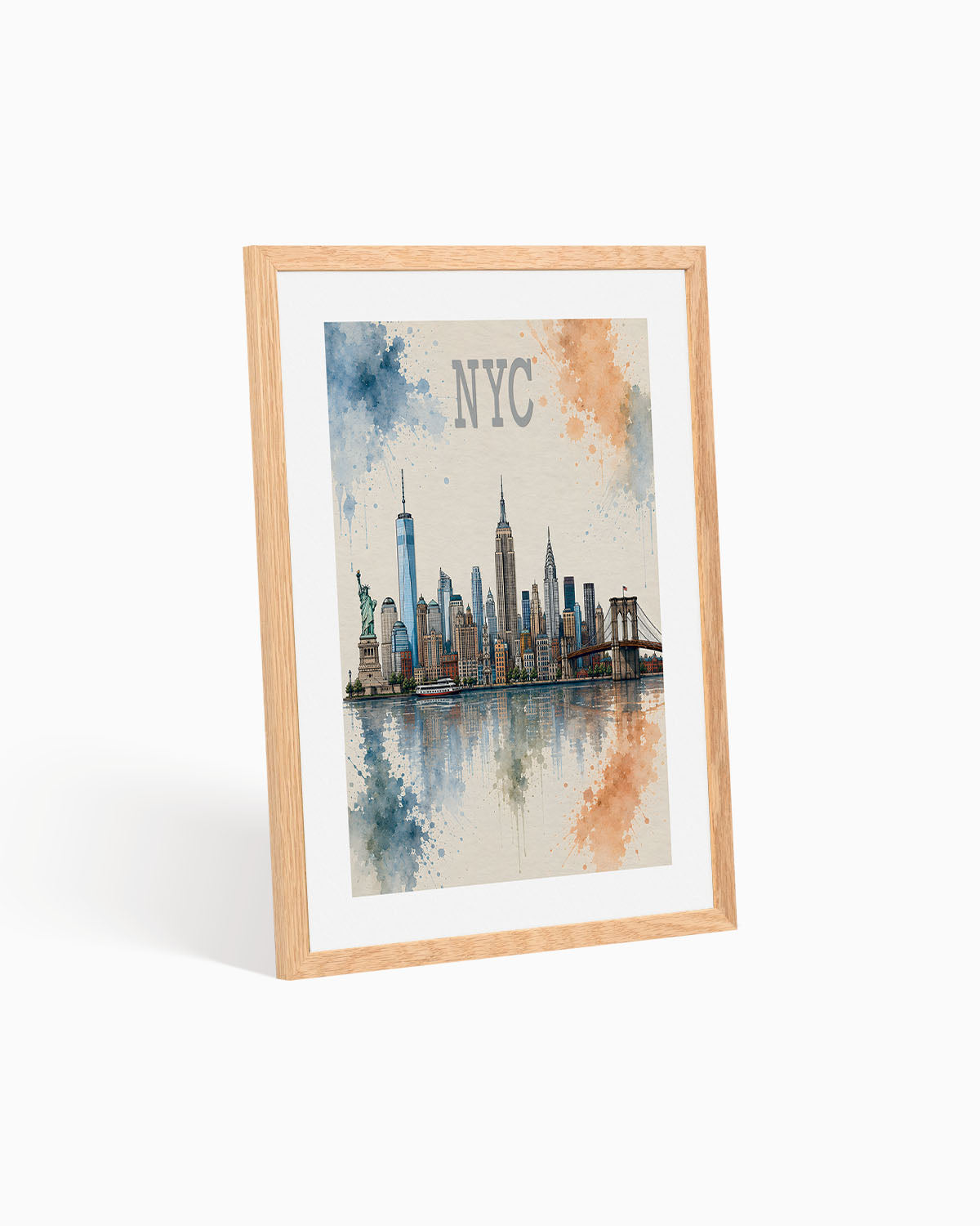 Poster city artistic New York