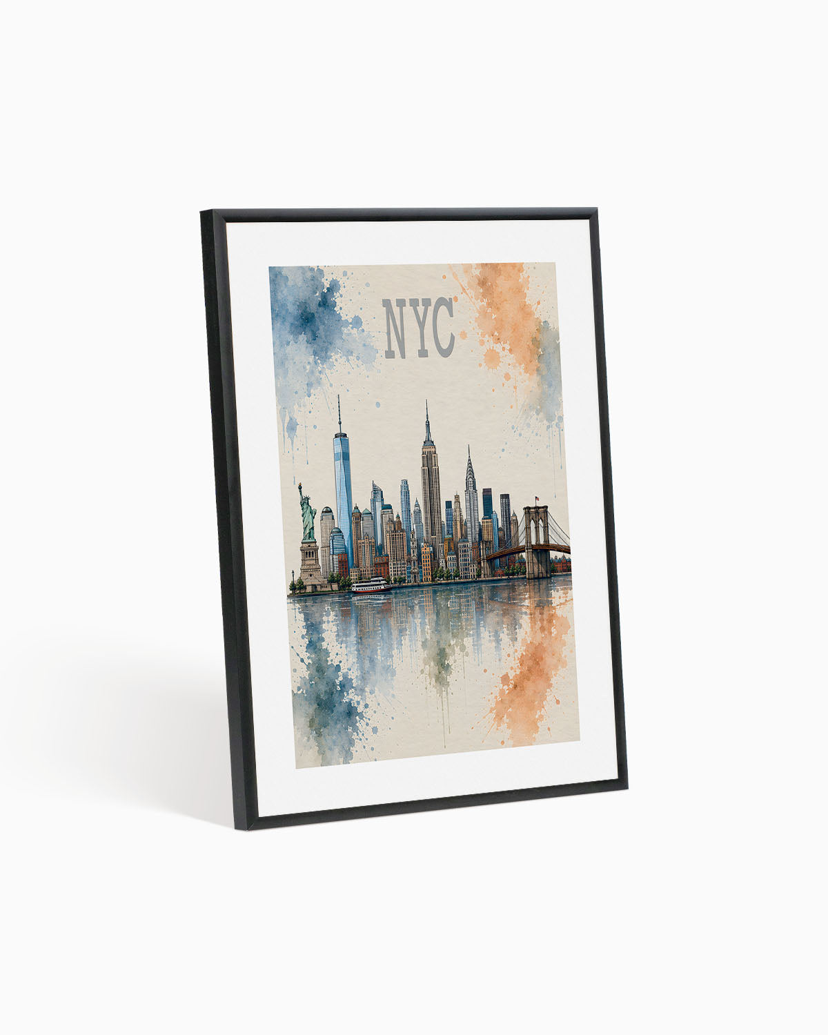 Poster city artistic New York