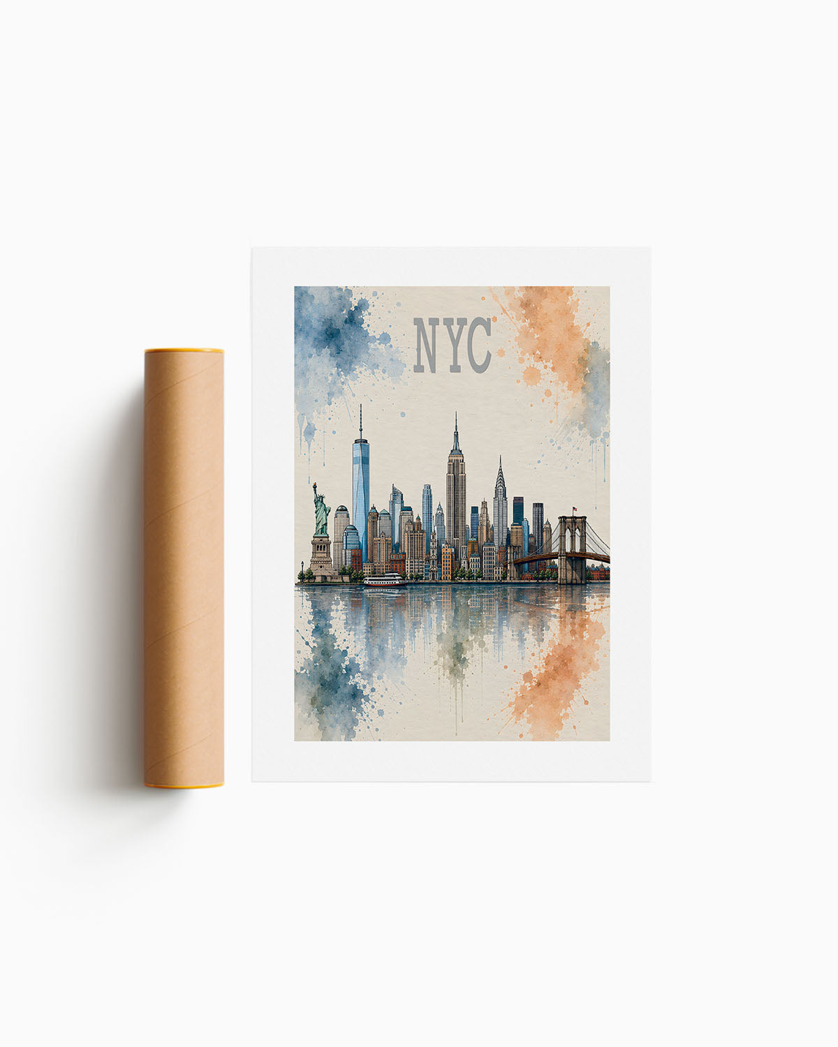 Poster city artistic New York