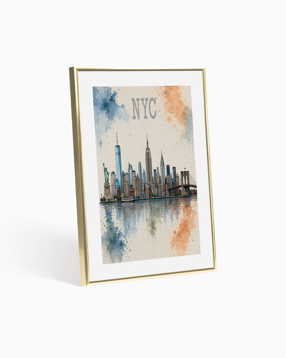 Poster city artistic New York