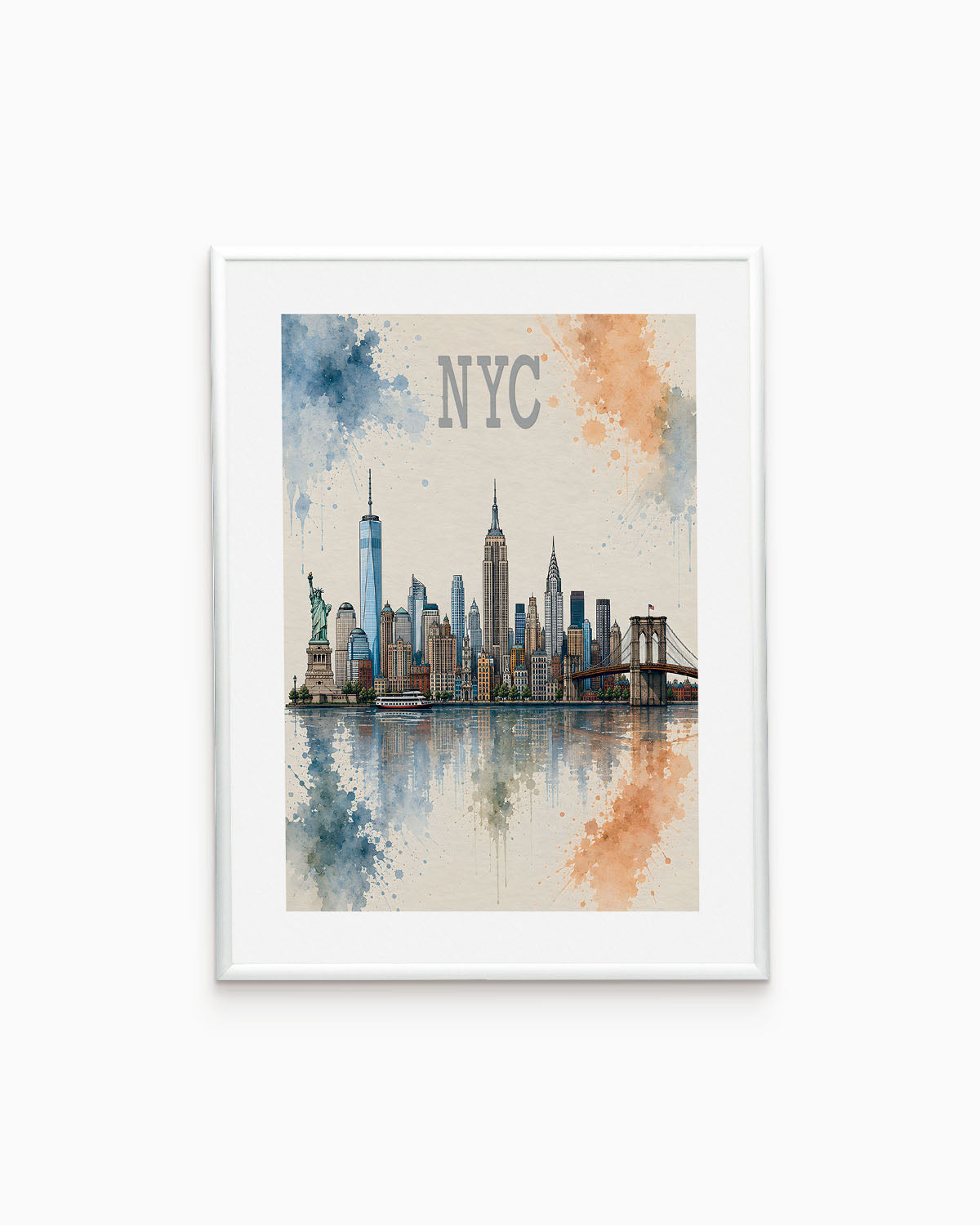 Poster city artistic New York