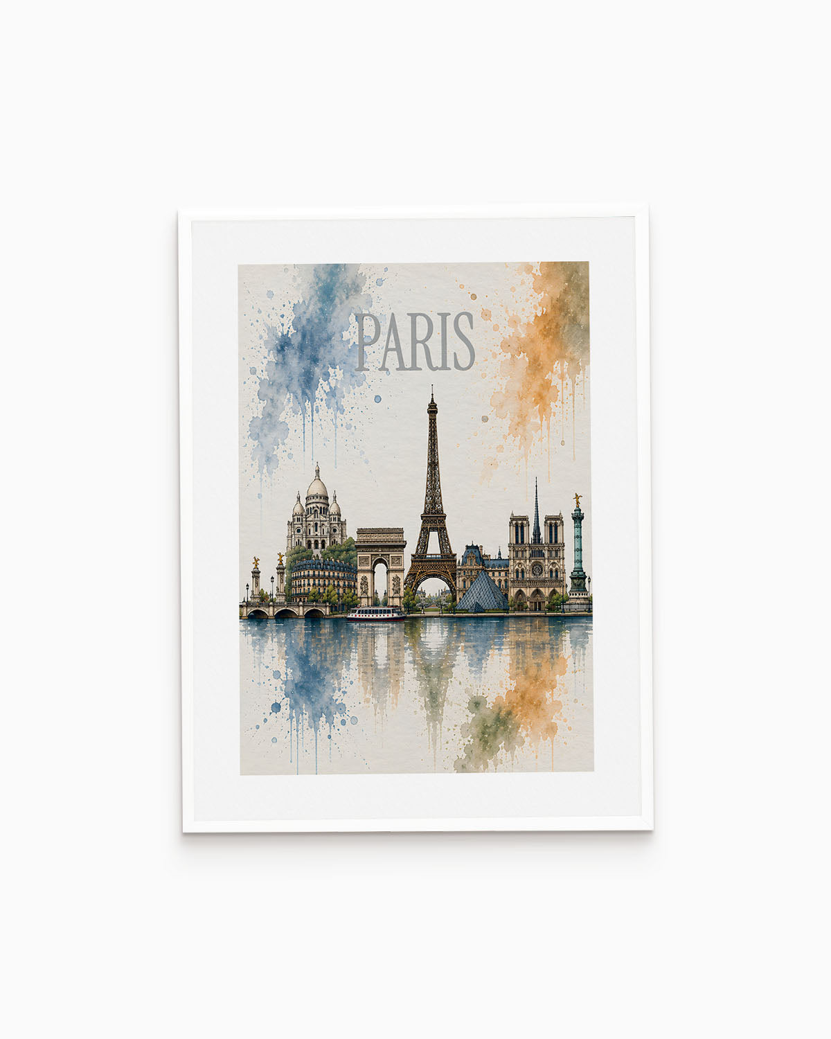Poster city artistic Parigi