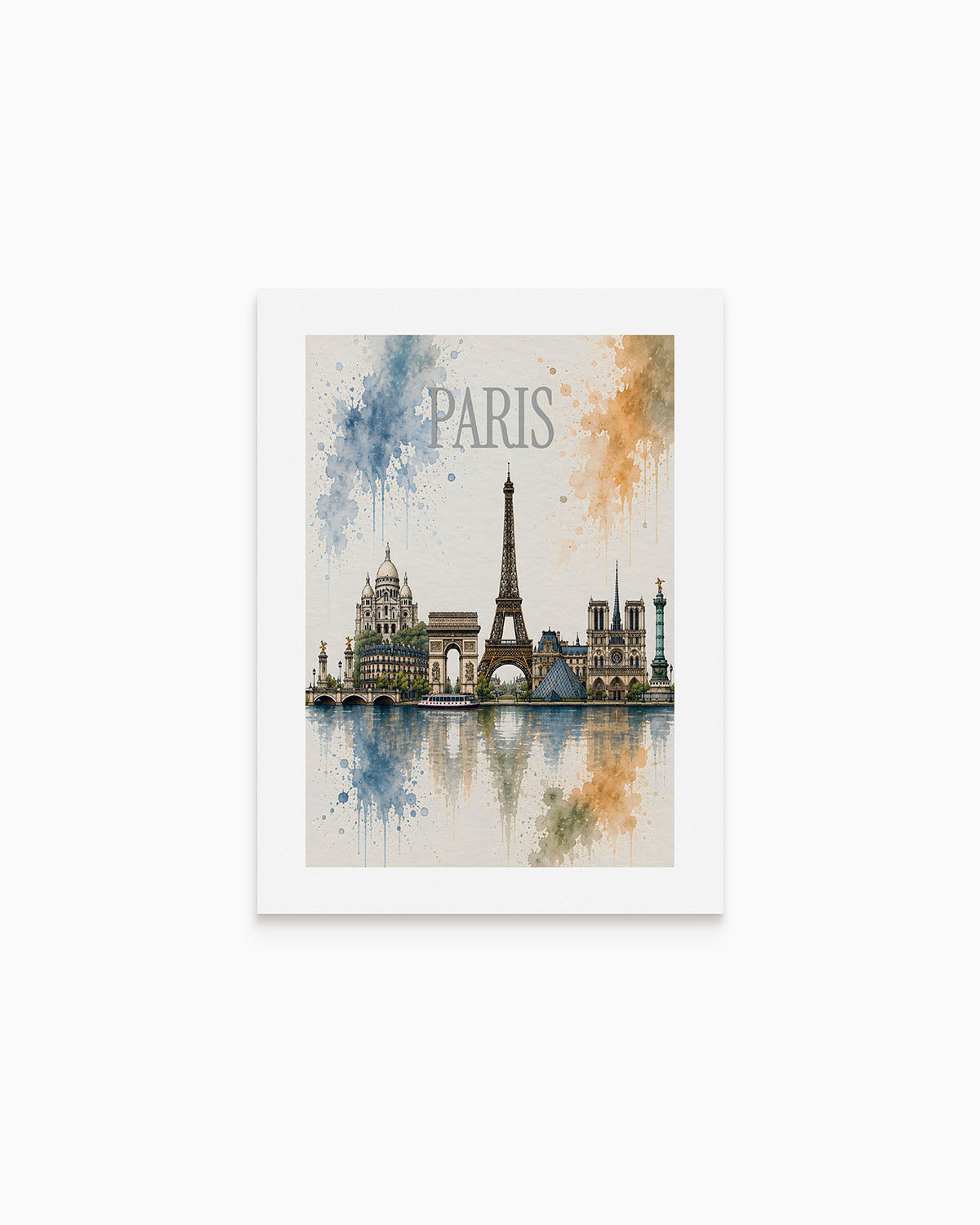 Poster city artistic Parigi
