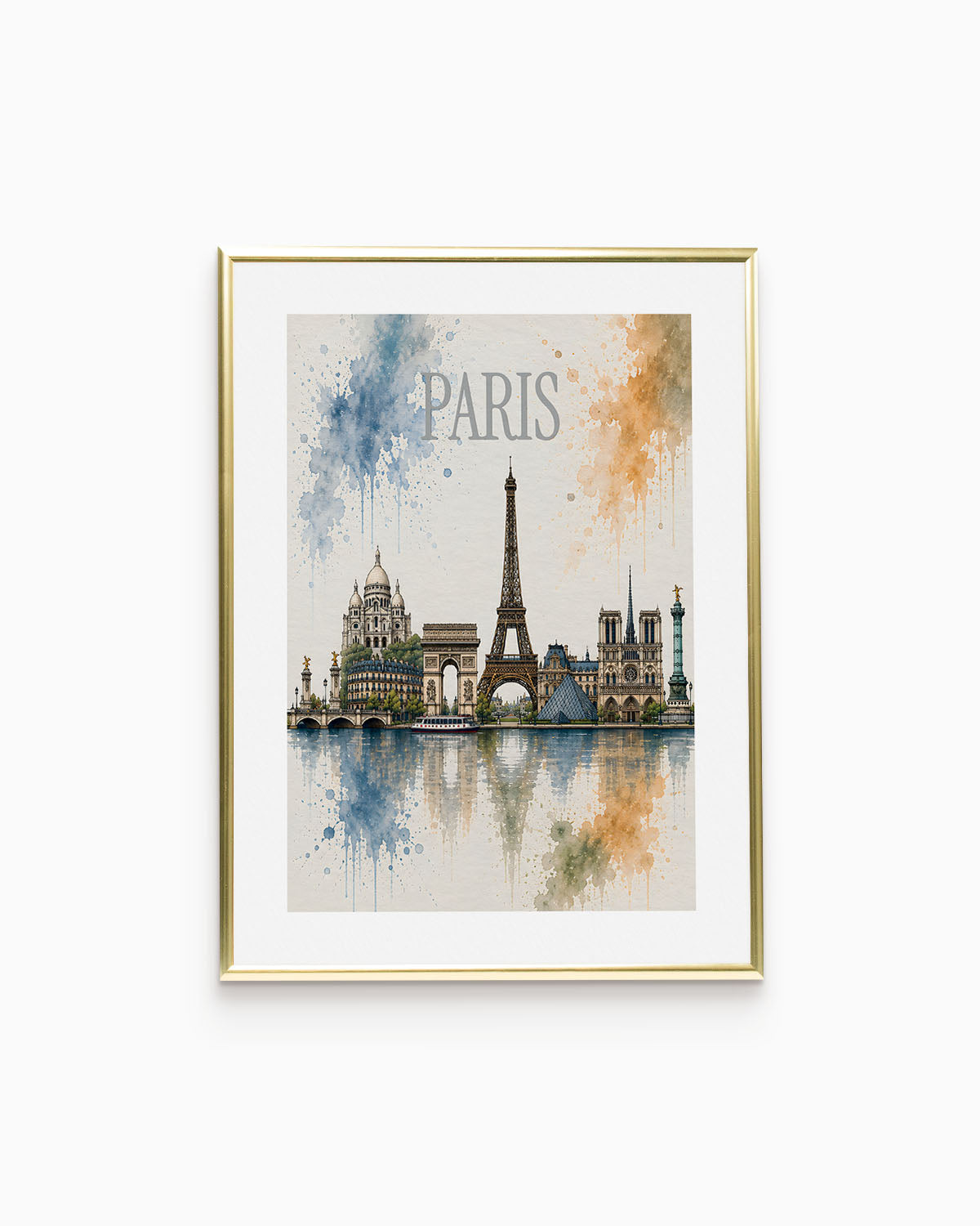 Poster city artistic Parigi